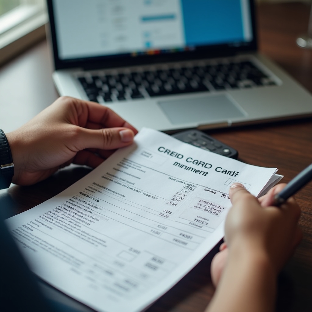 Illustration of minimum payment trap — credit card balance growing despite consistent payments