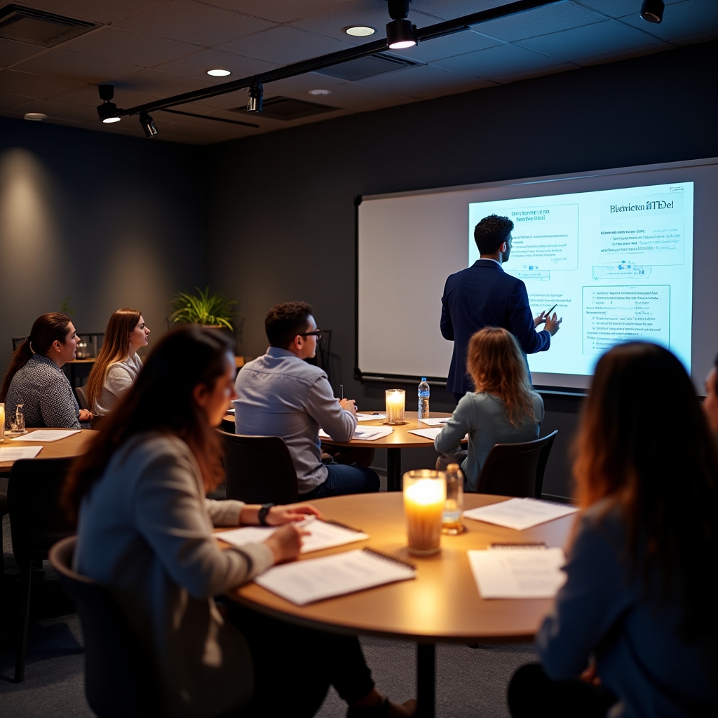 Participants in a Dinveratio financial skills workshop
