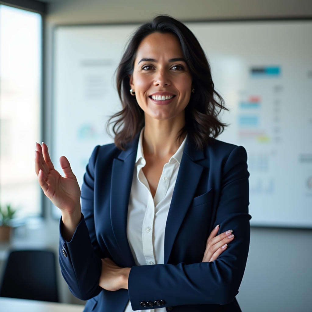 Workshop facilitator presenting financial concepts to an engaged group